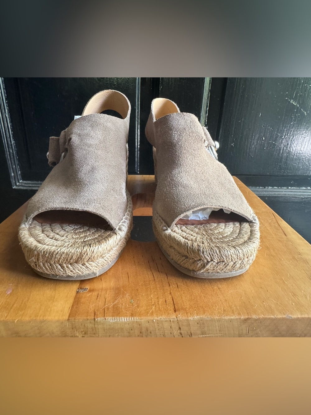 Rag & Bone Women's Arc Suede Espadrille Slingback Sandals - Size EU 37 - Picture 4 of 12